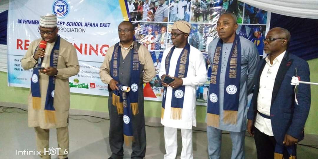 Read more about the article ACCEPTANCE SPEECH BY THE IN-COMING PRESIDENT GSSAE ALUMNI ASSOCIATION ON THE OCCASION OF THE SWEARING-IN OF THE EXECUTIVE COMMITTEE HELD AT THE SCHOOL LIBRARY, GOVERNMENT SECONDARY SCHOOL, AFAHA EKET ON JULY 27, 2019